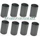 8 Pcs Std Cylinder Liners Fit For Hino F20c Engine