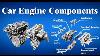 All Car Engine Components Car Engine Parts And Functions Car Engine Explained Animation Diagram
