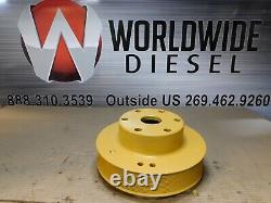 CAT 3406E 5EK Crankshaft Pulley, P/N # 103-4698. Good Used Part