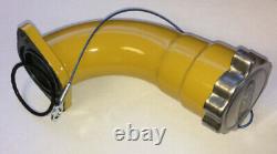Cat Oil Fill tube and Cap powder coated yellow