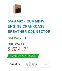 Cummins Crankcase Breather 5564492. Brand New