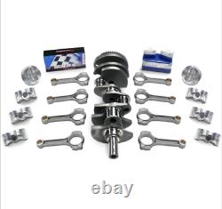 Ford Fits 302-347 SCAT STROKER KIT Forged(Flat)Pist, I-Beam Rods