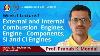 Lec 1 External And Internal Combustion Engines Engine Components Si And Ci Engines