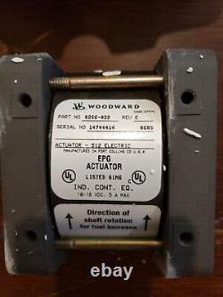 NOB Woodward Actuator, Model 512, 10 16 VDC, 5A Max, Part# 8256- 022