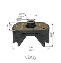 Upper Rear Engine Mount for International DT466E to match OE# 1664728C1